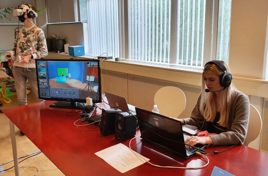 VR training tv studio leren presenteren in virtual reality door ImproVive