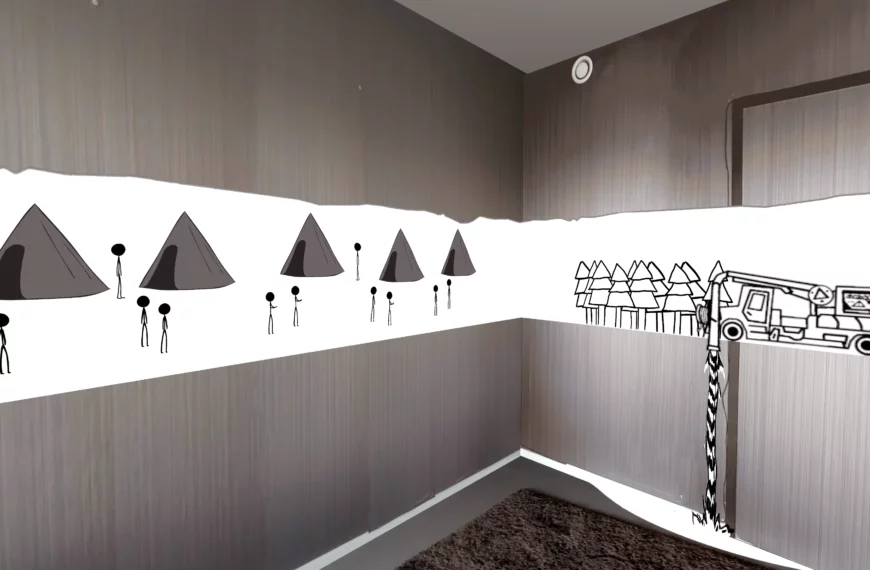 A stickman reality Virtual reality linear storytelling game