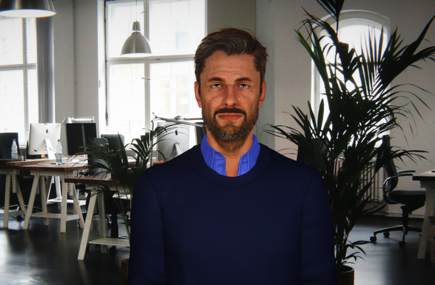Example of a Virtual Human Character doing a Jobinterview