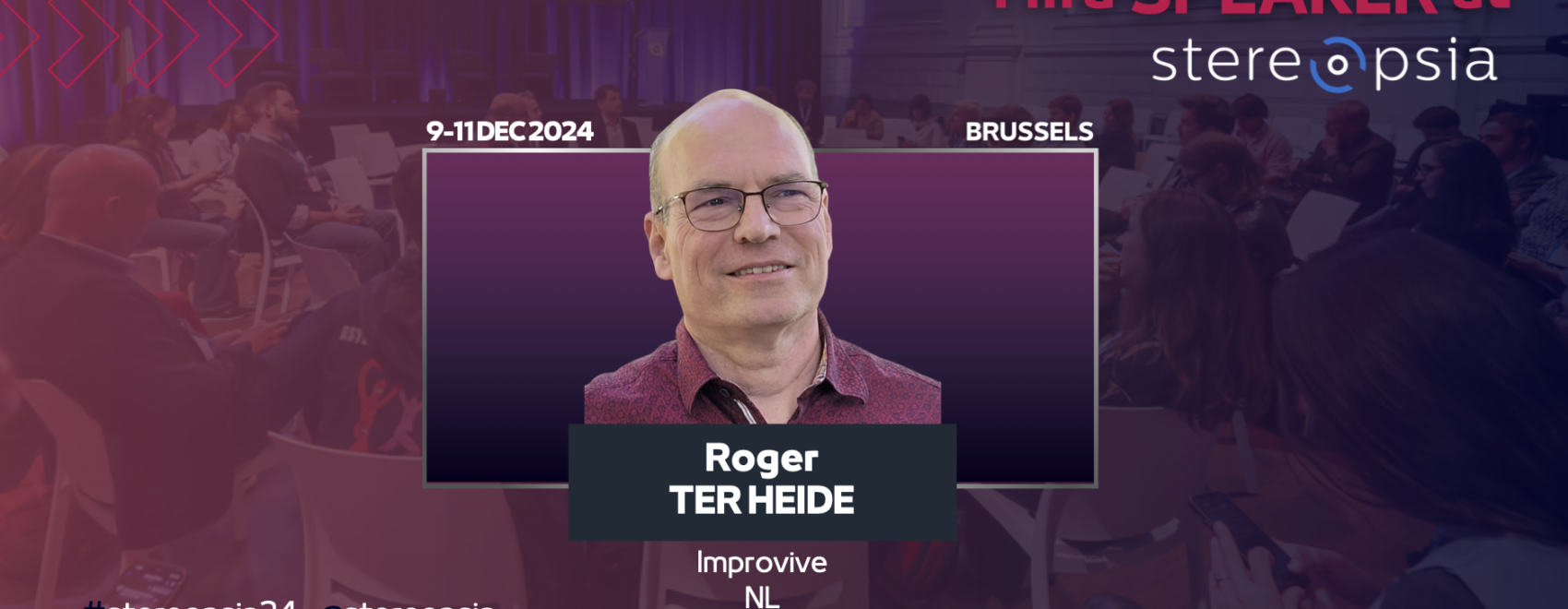 Roger ter Heide spreker Stereopsia